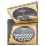 2 framed groupings including state quarters $25