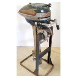 Vintage Scott- Atwater outboard motor with stand
