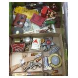 Group including assorted toys, cap guns,