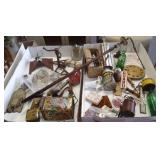 Group includ. vintage sprinkler, porcelain pipe,