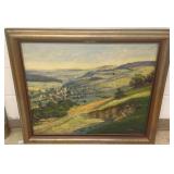 Framed signed Walther Weis- 1929- oil on canvas-