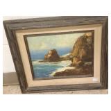 Framed signed DaJa oil on canvas- California