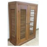 Primitive screen door pie cabinet