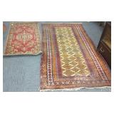 Handmade Oriental rug (as seen) 40"x 80" & machine