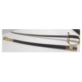 Replica sword with scabbard