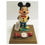 Vintage Mickey Mouse watch with original figure