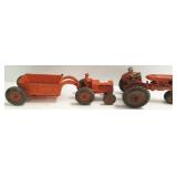 2 cast iron Allis-Chalmer tractors