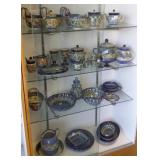 Large group of decorated Poland pottery, etc.