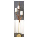 Mid century 3-light floor lamp