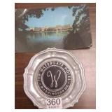 Vintage Watergate Hotel tray with June 1972