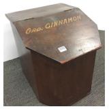 Primitive wood store cinnamon box
