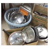 Large group of unused cookware including Cook