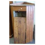 Wainscote corner shelf