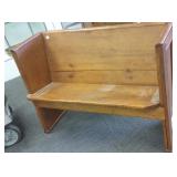 Primitive wood bench