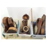 Group clocks & clock cases (as seen)