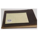 Circa 1920-24 autograph book - John F. Sinclair