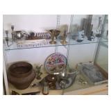 Group of metalware- brass, etc