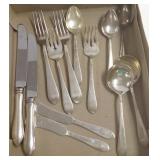 Small group sterling flatware approx 13 troy oz