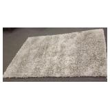 Modern shag rug approx 5