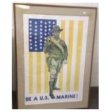 Be a U.S. Marine poster