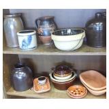 Group stoneware & pottery