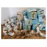 17 Lladro figures with boxes- animals, etc