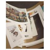 Folio of approx 97 unframed wildlife prints