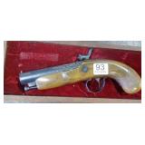 Replica percussion pistol with wood case