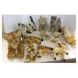 11 Steiff, etc. animals- some with tags