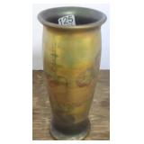 8 3/8" Weller pottery Lasa trees & clouds vase