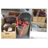 Copper boiler with pumps, primitives, tray, wood