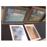2 signed Bud Chapman prints, signed Arnold