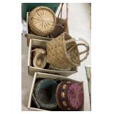 Group of assorted baskets