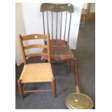 Antique American stenciled rocker, child