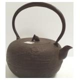 Antique Oriental iron teapot