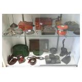 Group of antique kitchen items, seal, etc.