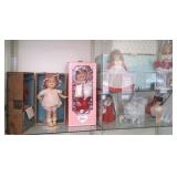 Vintage composition Nancy doll & 5 Madame