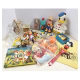 Group of Disney collectibles including Donald Duck