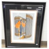 Framed pencil signed & numbered A.P. 9/50 Erte