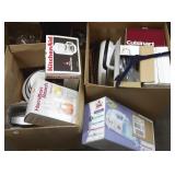 Group of assorted appliances- new in box, etc.
