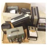 Group including electric testers, Watt meter,
