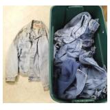 Group of vintage, etc. denim jeans