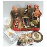 Group of Hummel dolls, bell, plate, etc.