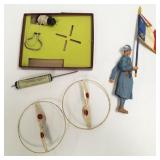 1910 wooden Hi-Flyer toy in box