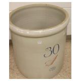30-gallon Red Wing crock (hairline)