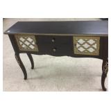 Painted & mirrored small console