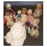 10 collector dolls including Chatty Cathy, Gotz