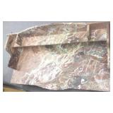 Antique 24" x 53" marble top with back splash