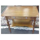 Antique oak table with drawer