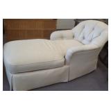 Sherrill upholstered chaise lounge